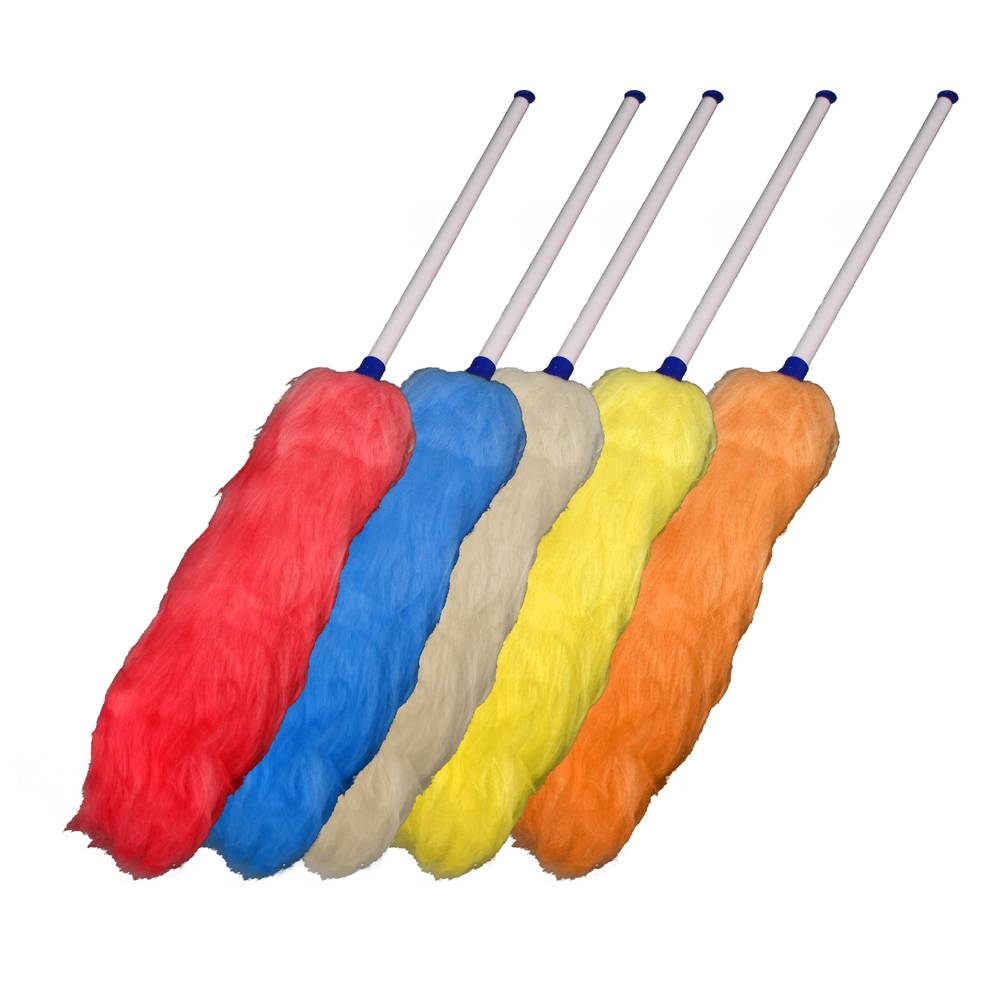 Premium Lambswool Duster with Wooden Long Handle – GreenLivingLife