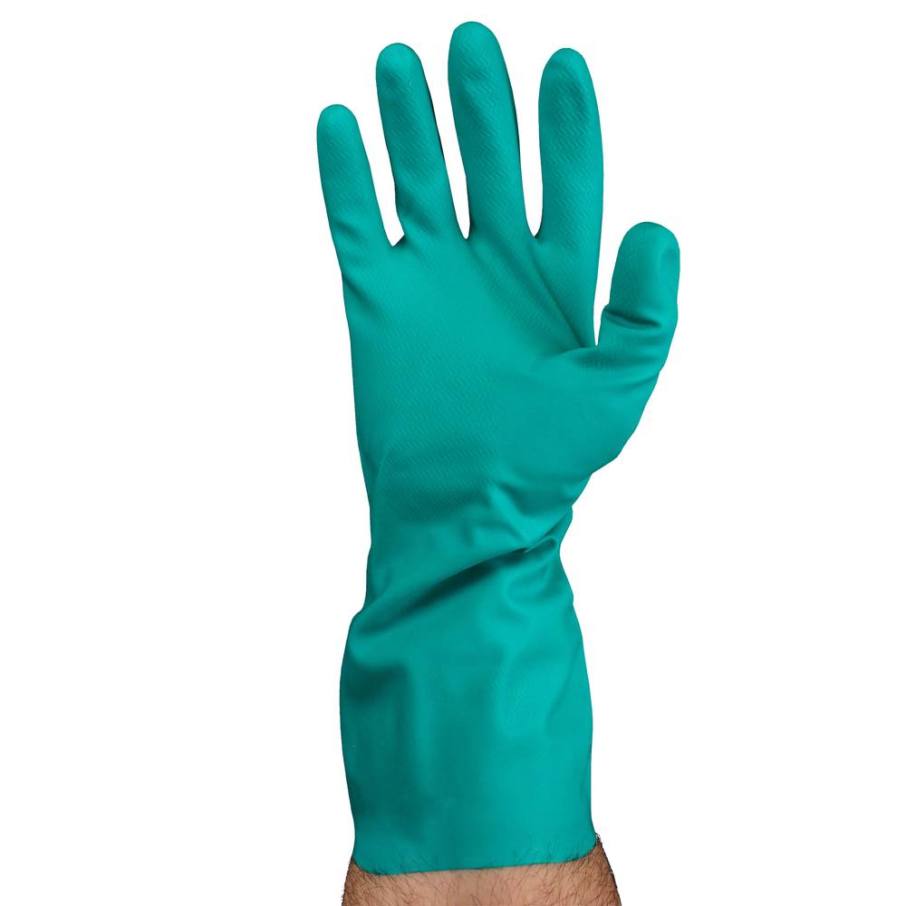 Proguard Nitrile Gloves Flock Lined 15mil 12"l Large 12/dz Green 8217l for sale online 