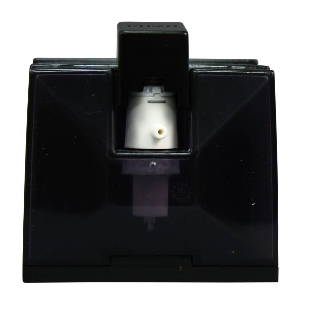 4-1/4 Length x 4-3/4 Width x 7-1/2 Height Case of 12 50 oz Capacity Black Impact 9356 Deluxe Triad Soap Dispenser 